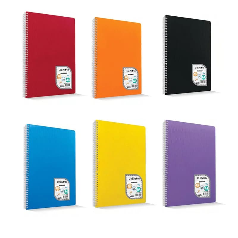 ÇINAR COLORMAXI A5 60 YP KARELİ PP KAPAK SPİRALLİ DEFTER 73511
