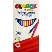 GLOBOX 3673 6 RENK KISA KURU BOYA KALEMİ