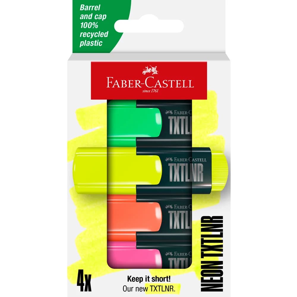 Faber-Castell Fosforlu Kalem Mini Textliner 4x 5030 154204
