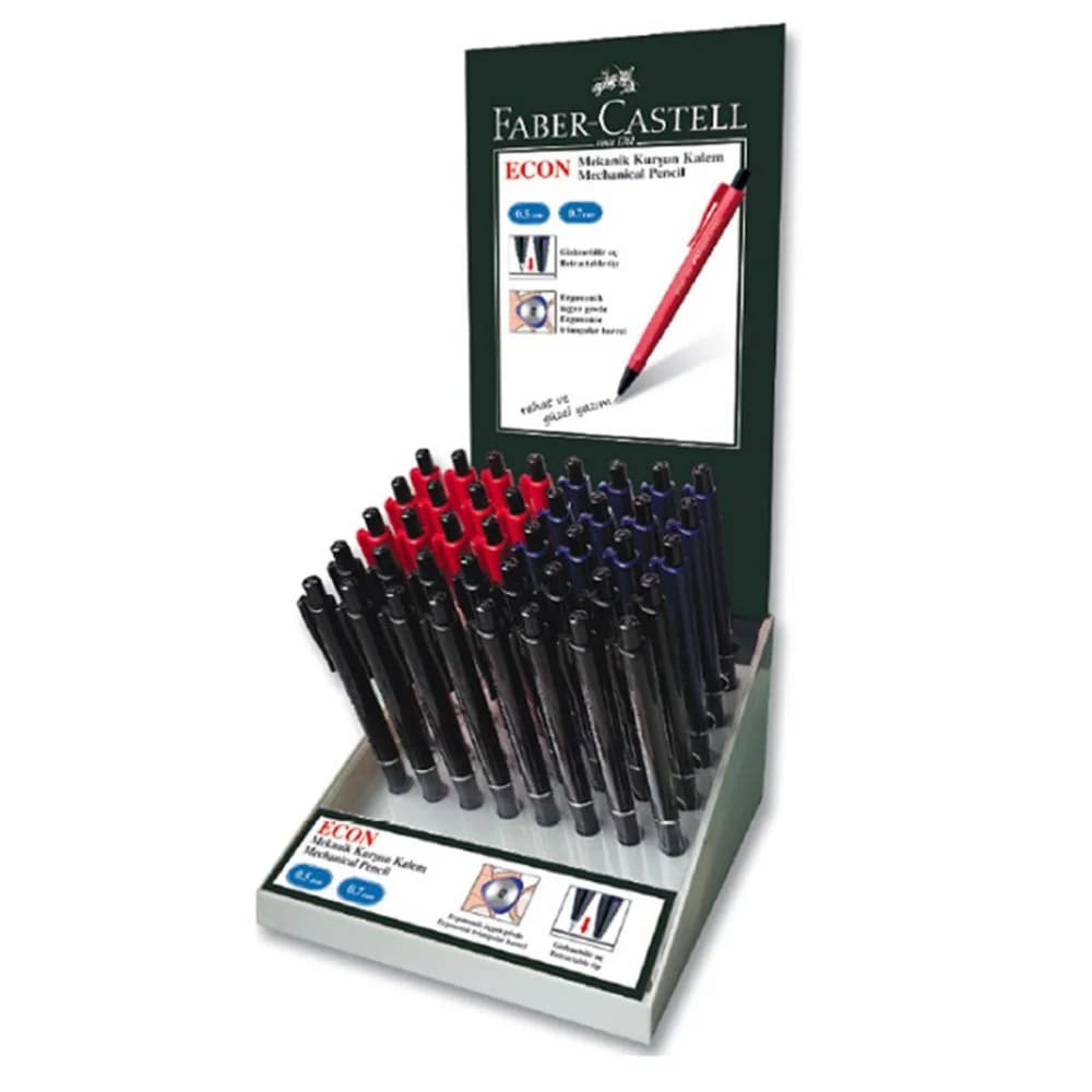 Faber-Castell Versatil Kalem Econ Koyu Renkler 100 Lü Karışık