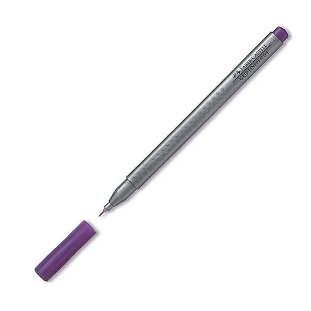 Faber-Castell Grip Finepen 0,4 Mm Mor 151634