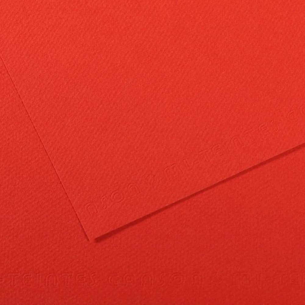 Canson Fon Kartonu (Dokulu) Mı-Teıntes Sh Canmt 50x65 160 GR Red 506