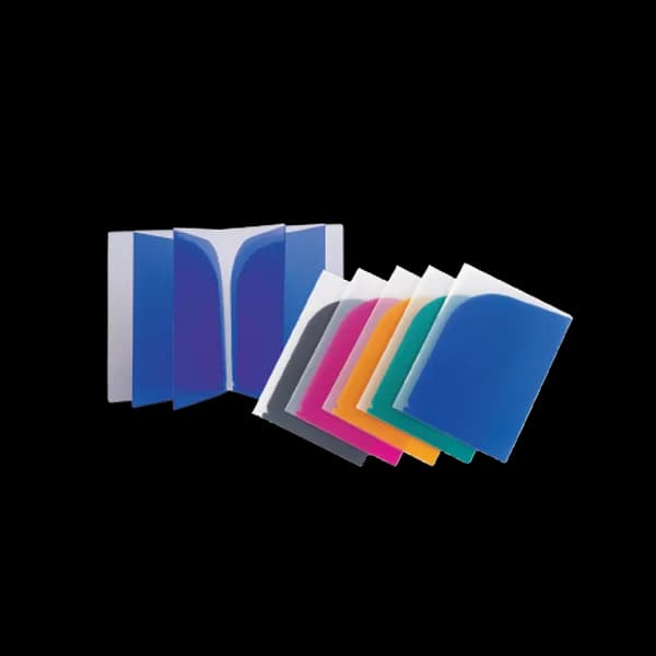 Comix L Tipi Dosya 8 Lİ Şeffaf Renkler A1729