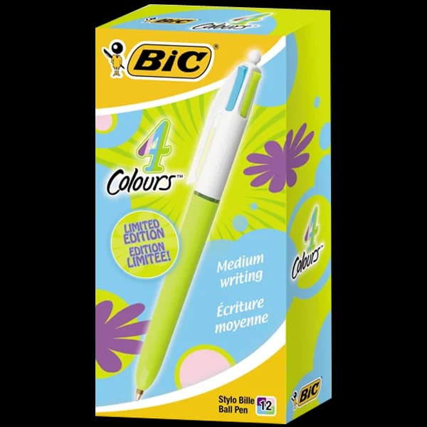 Bic Tükenmez Kalem Fonksiyonlu Fun 1.0 MM 4 Renk 887777