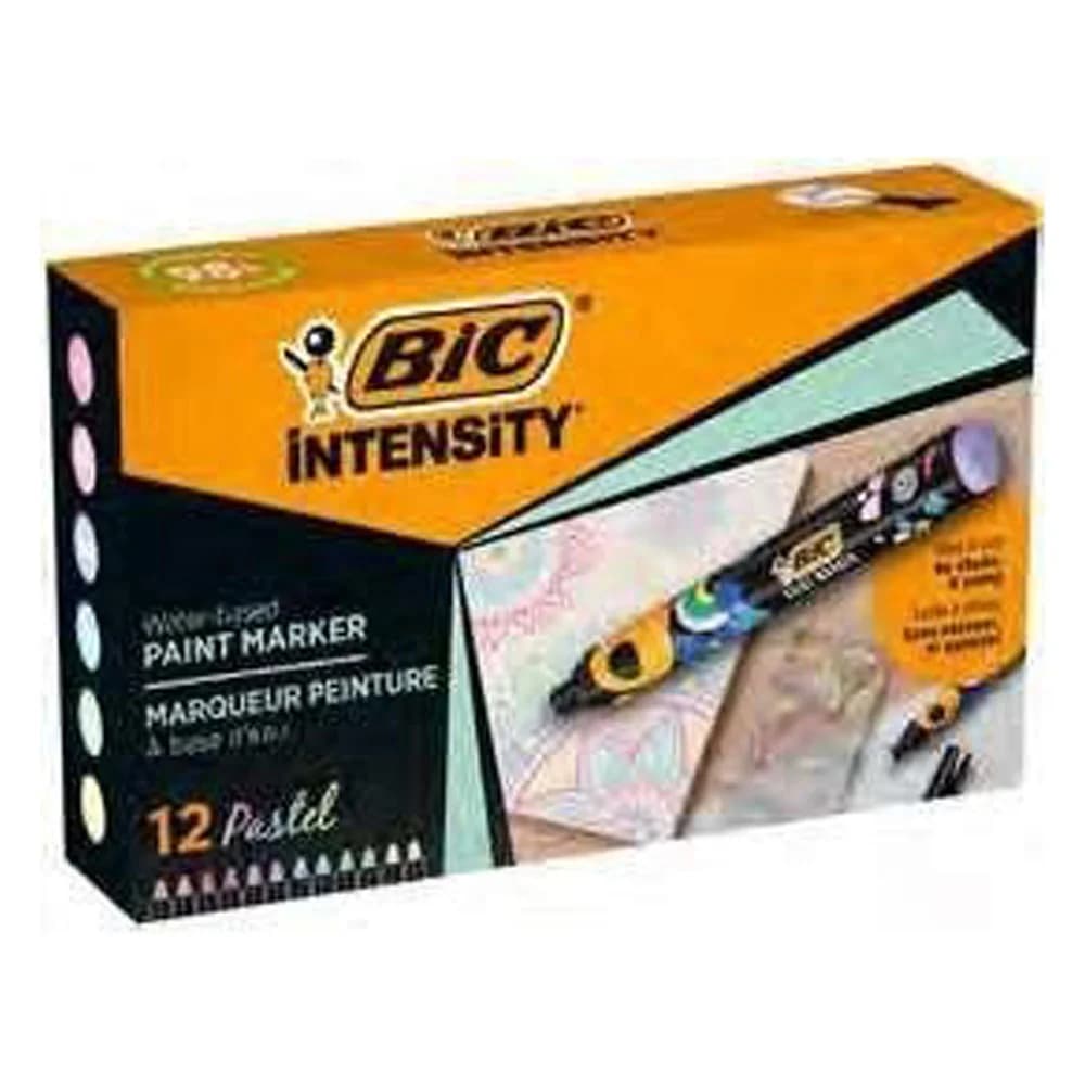 Bic Intensıty Paint Marker 12 Li Karışık Pastel