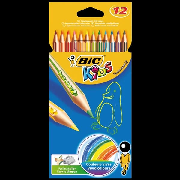 Bic Kuru Boya TropicolorS2 Tam Boy 12 Lİ 832566