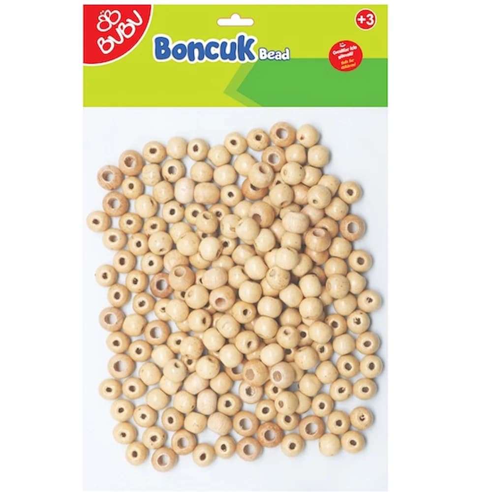 Bu-Bu Yuvarlak Natural Boncuk Karışık BUBU-BN0003