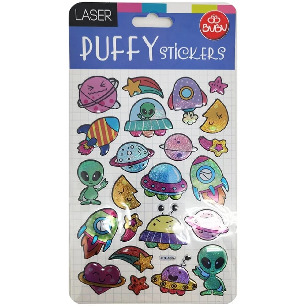 Bu-Bu Damla Stickers Uzay 12,5x23,5 BUBU-PUF-6206