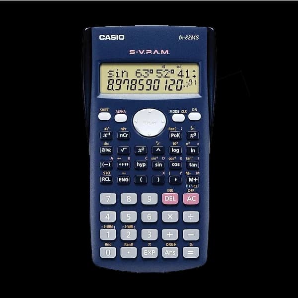 Casio Hesap Makinesi Bilimsel 2 Satır Ekran 240 Fonksiyon FX-82MS 2.Versiyon