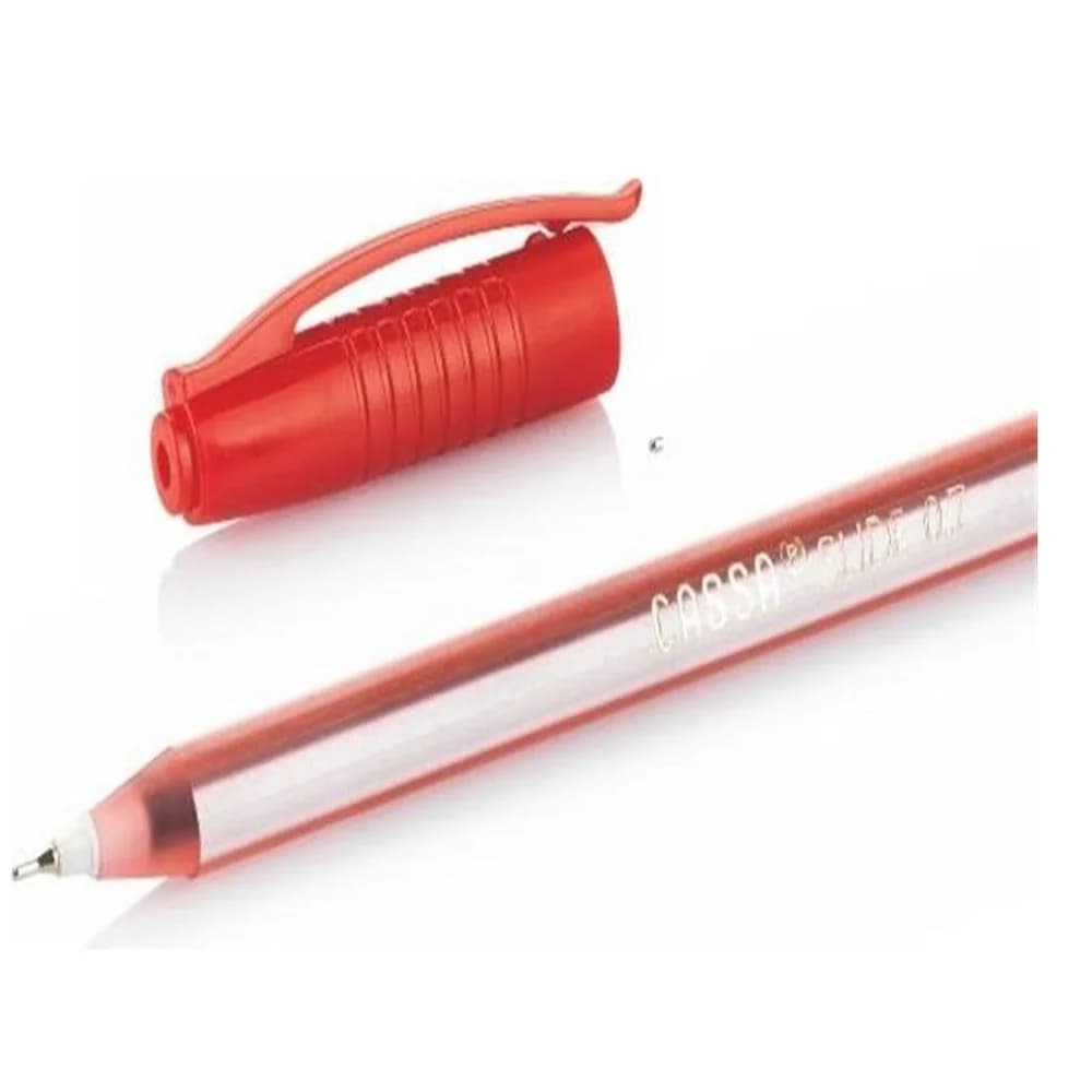Cassa Tükenmez Kalem Slide 0.7 MM Kırmızı 8740