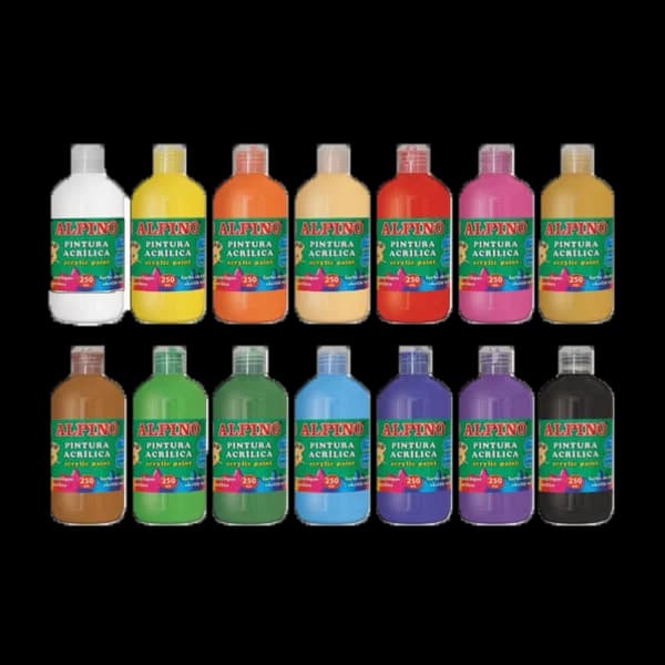 Alpino Akrilik Boya Şişe 250 ML Kahverengi DV-027