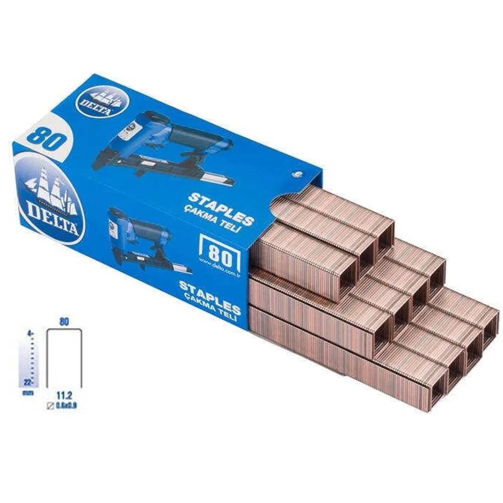 Delta Zımba Teli Çakma Döşeme 80/10