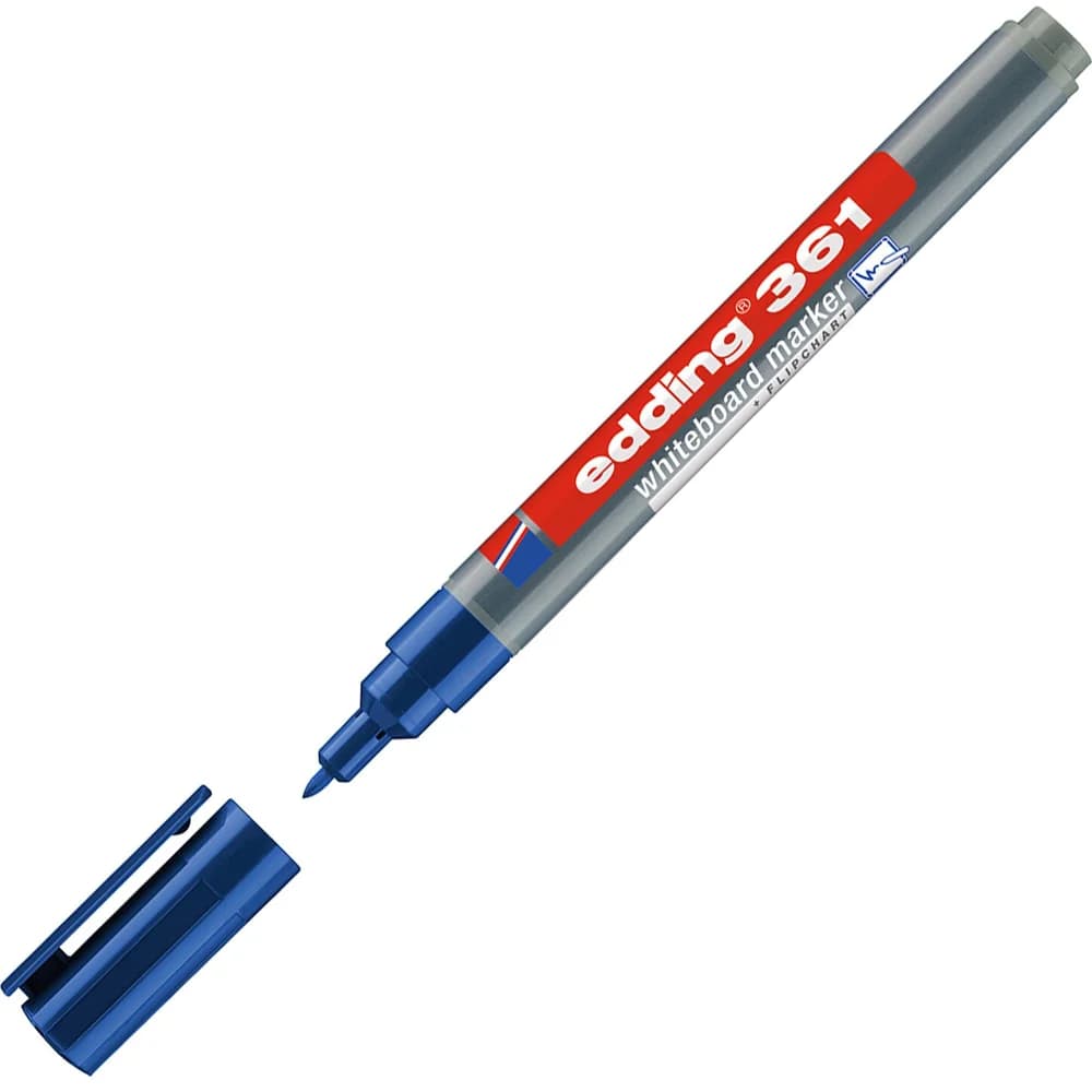 Edding Tahta Kalemi Yuvarlak Uçlu 1 MM Mavi 361