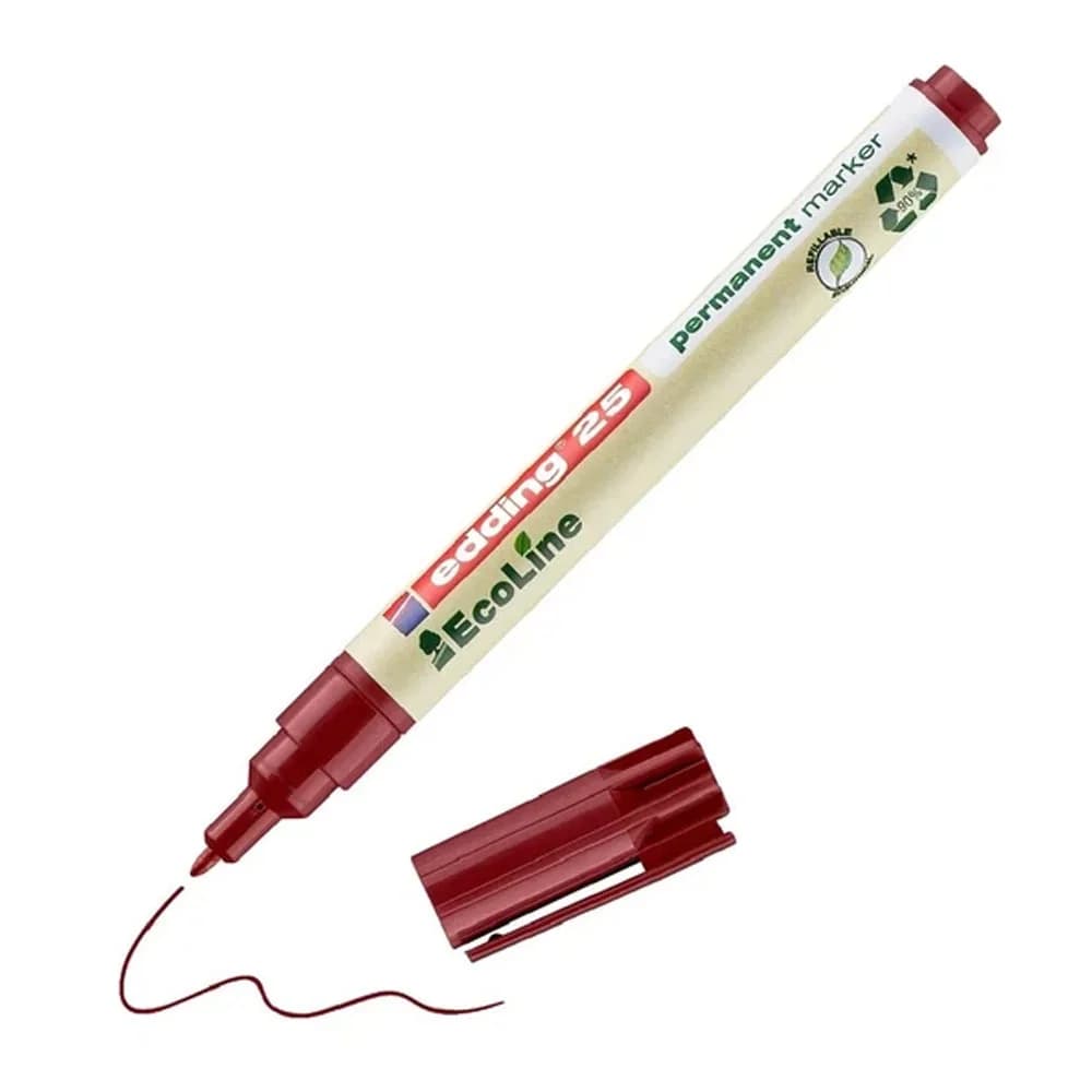 Edding Permanent Markör 25 Ecolıne Kırmızı