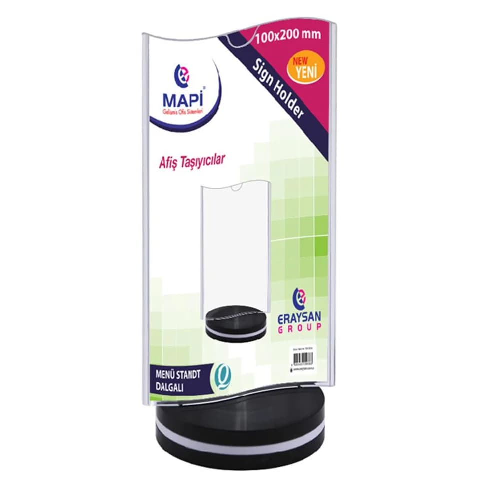 Mapi Menü Stand Dakgalı Dikey 100x200 534 18 10