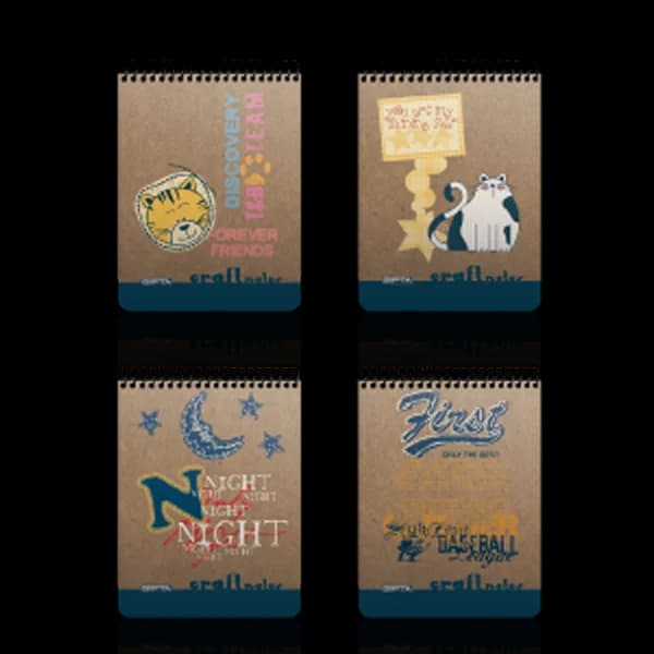 Gıpta Bloknot Craft Sert Kapak Çizgisiz 100 YP A4 1826