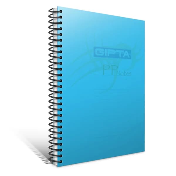 Gıpta Spiralli Defter Eko Plastik Kapak Kareli 120 YP A4 2036