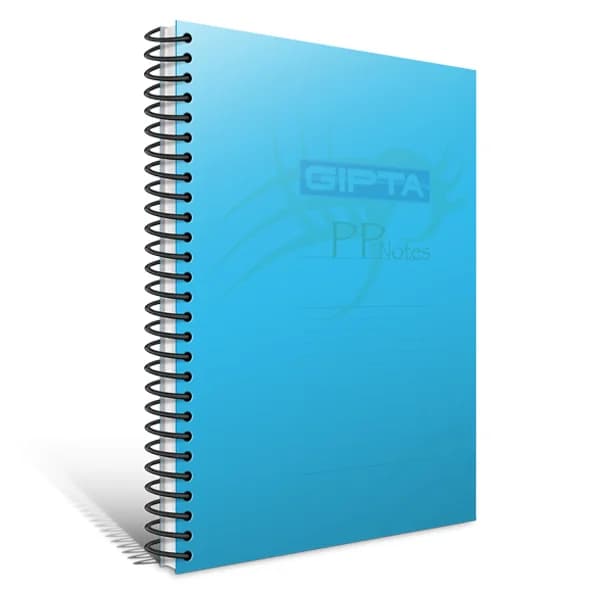 Gıpta Spiralli Defter Eko Plastik Kapak Kareli 80 YP A4 2030