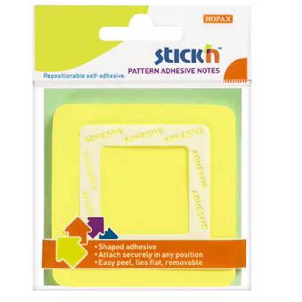 Hopax Stıckn Yapışkanlı Not Kağıdı Kare şekilli 50 YP 70x70 Sarı 21541