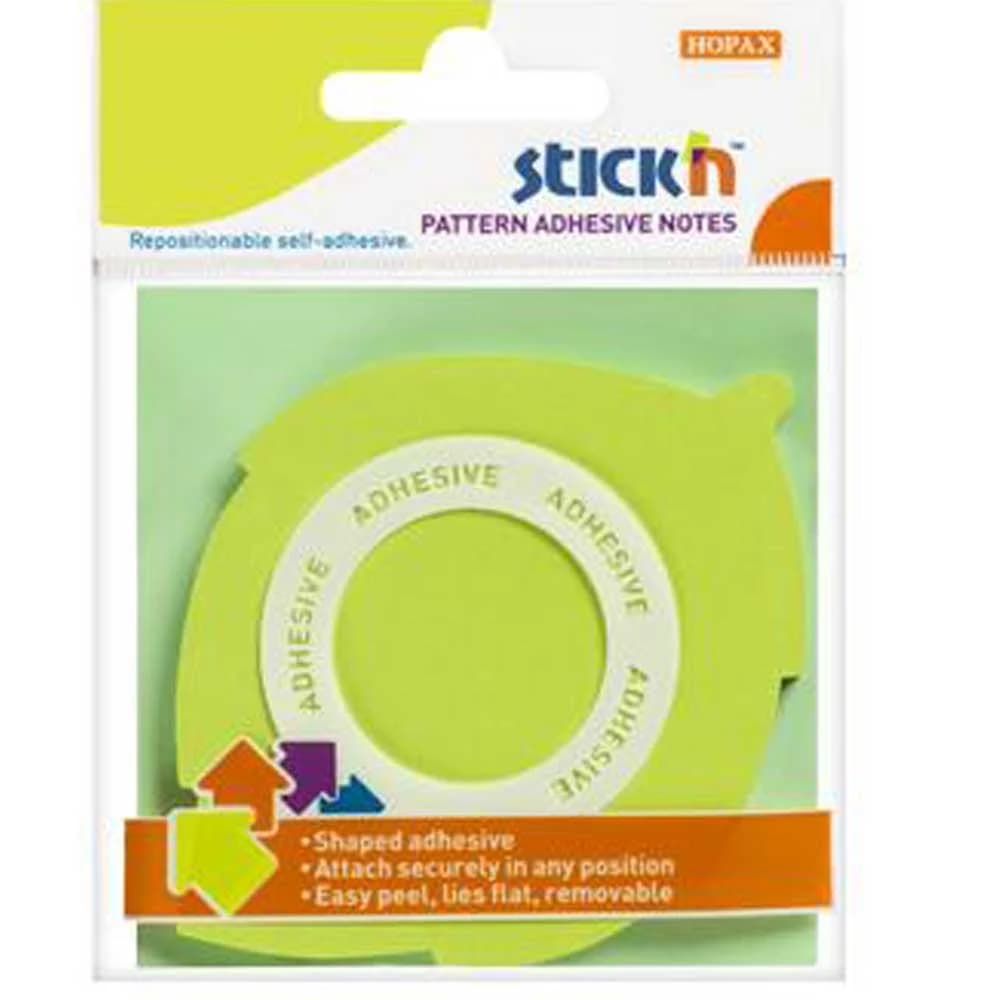 Hopax Stıckn Yapışkanlı Not Kağıdı Yaprak Şekilli 50 YP 70x70 Yeşil 21543