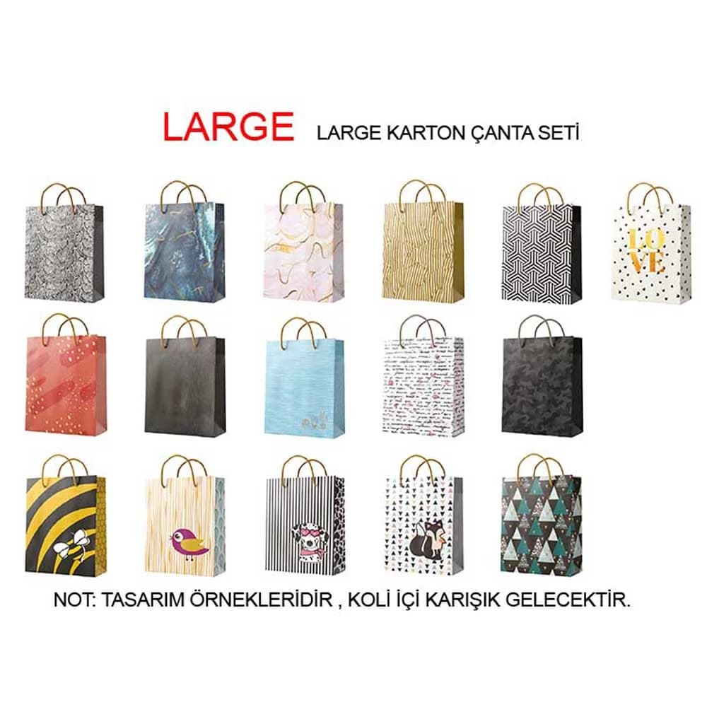 Gıpta Çanta Seti Karton Large