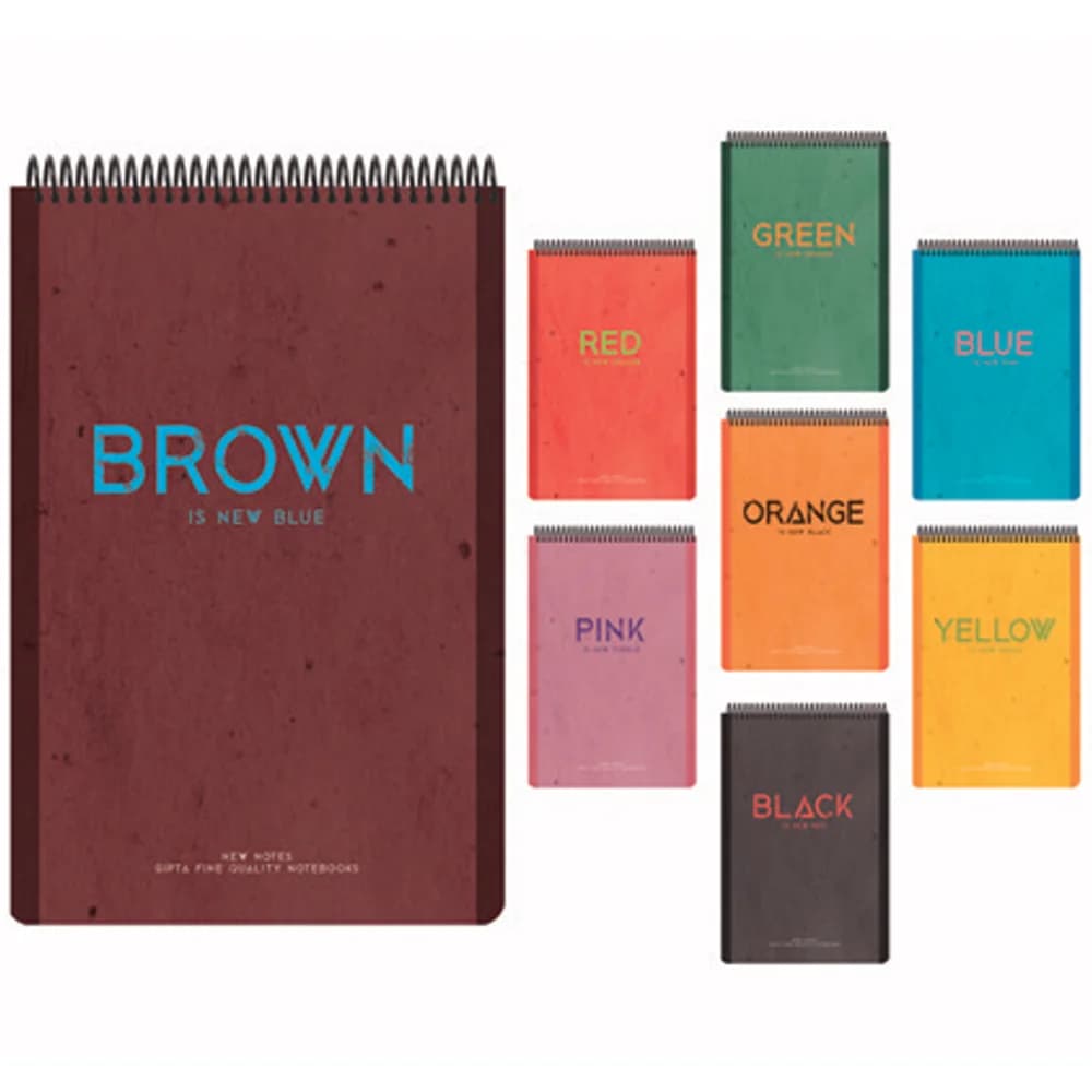 Gıpta Bloknot Spiralli Sert Kapak New Notes 17x24 100 YP Kareli 4669