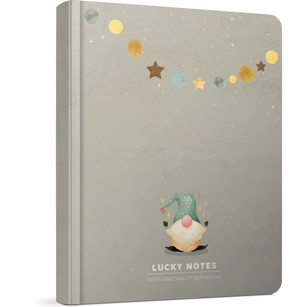 Gıpta Lucky Notes İpl.Dkş.Sert Kapak.Defter 15x15-120 yp Ç.siz