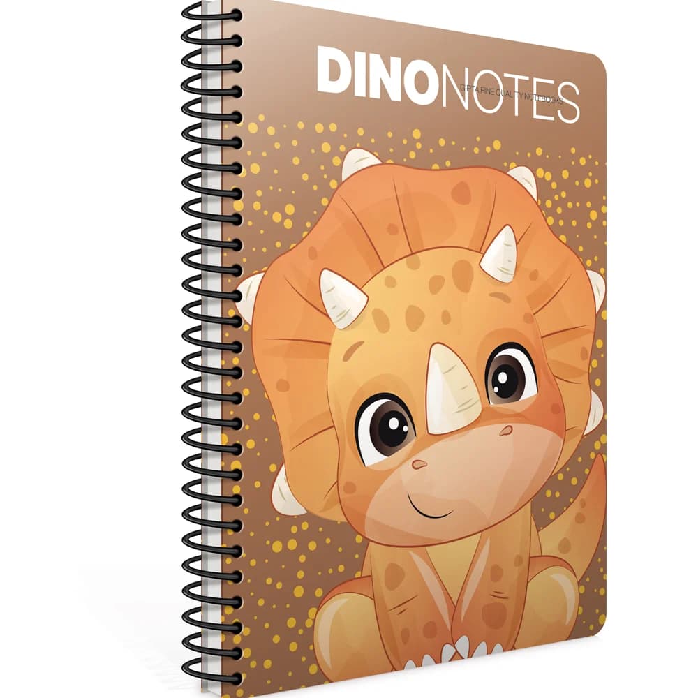 Gıpta Dıno Notes Spiralli Karton Kapak Defter A4 80 Çizgili