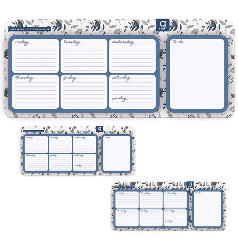 Gıpta Data Week Planner Sert Kapak Defter 13x30 57 YP