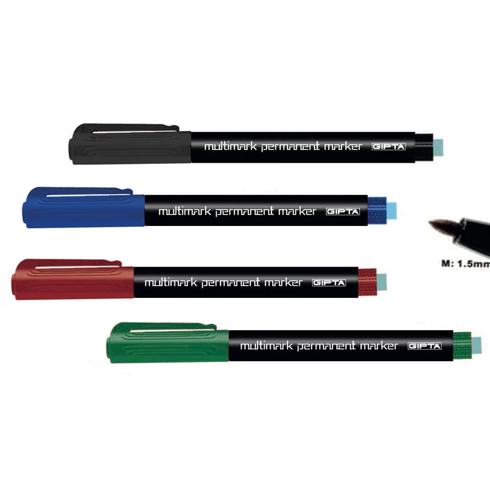 Gıpta Asetat Kalemi Permanent Marker M Seri Yeşil F1538