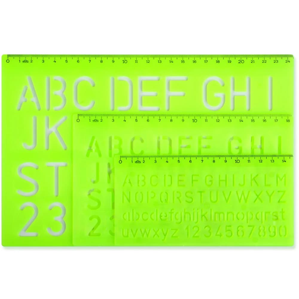 Hatas Büyük Harf Yazı Seti 10-20-30 MM Takım 2260