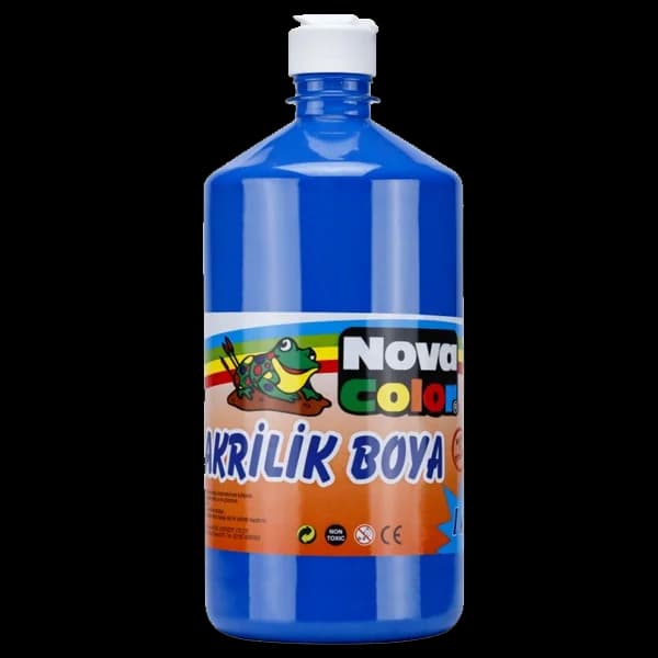 Nova Color Akrilik Boya 1 KG Mavi NC-223