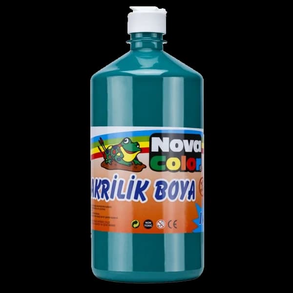 Nova Color Akrilik Boya 1 KG Yeşil NC-224