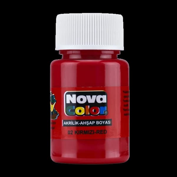 Nova Color Akrilik Boya Şişe 30 CC Kırmızı
 NC-170