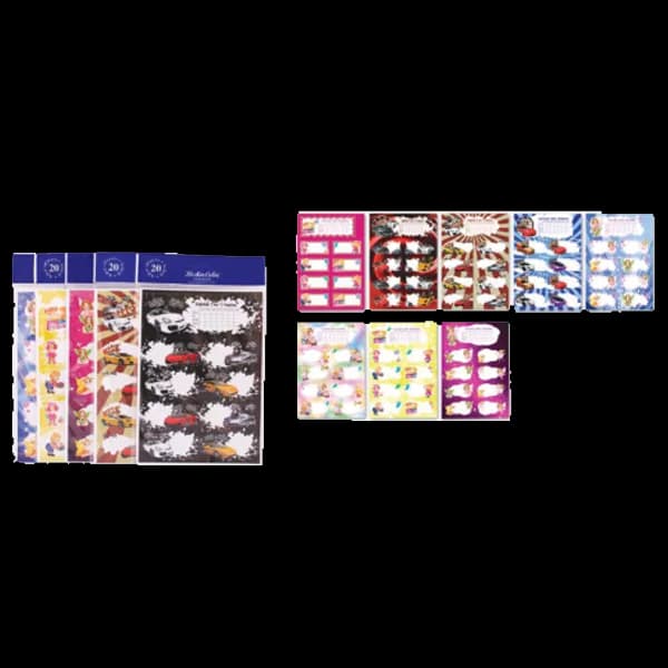 Keskin Color Okul Etiketi Ders Programlı 3 LÜ 220130-99