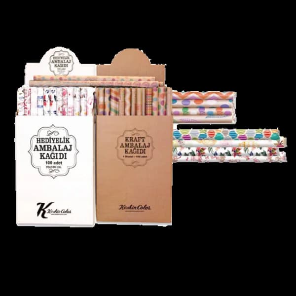 Keskin Color Ambalaj Kağıdı Kraft Tekli Rulo 70x100 100351-99