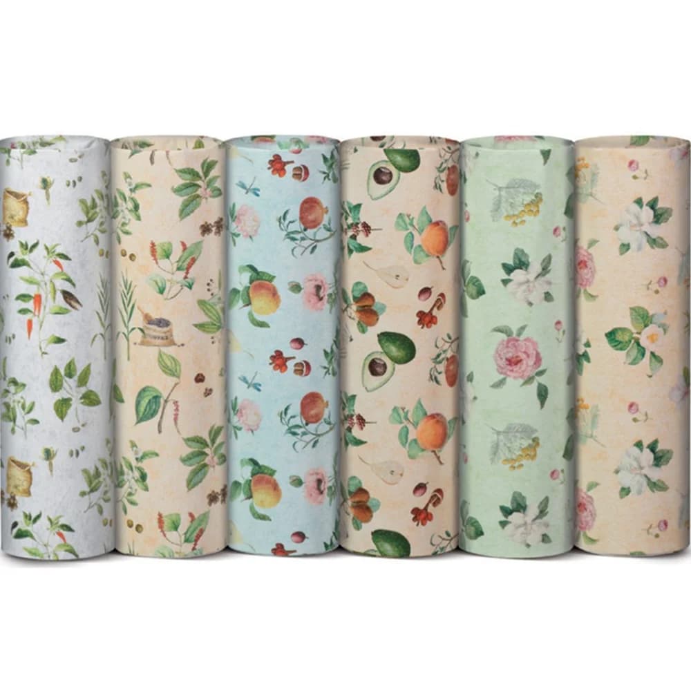 Rex Ambalaj Kağıdı Tekli Rulo Ecocarta Botanica 70x200