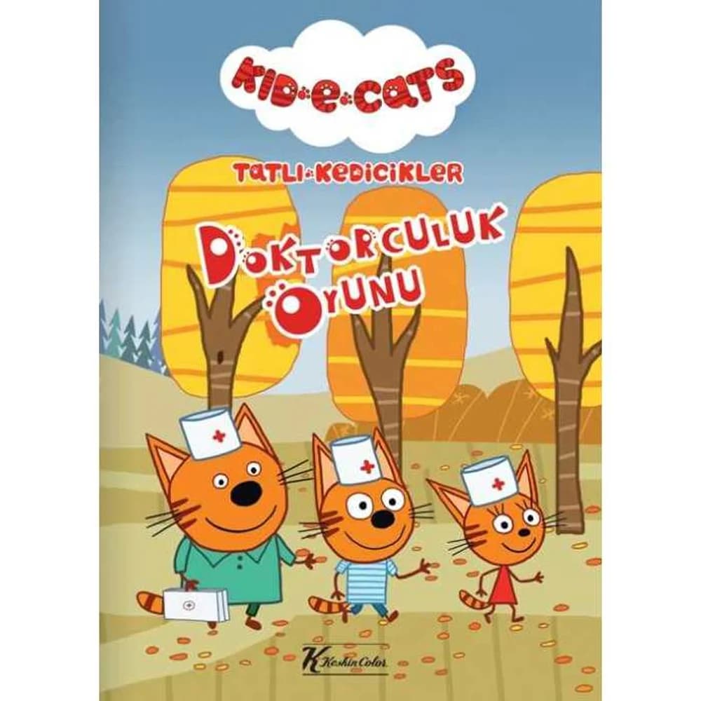 Tatlı Kedicikler Hikaye Kitabı Doktorculuk Oyunu 20x28 6 YP