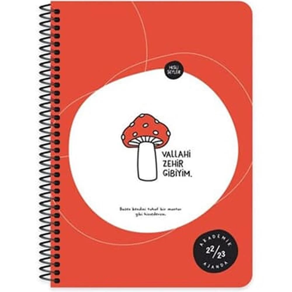 Hisli Şeyler Spiralli Karton Kapak Zehir Gibiyim 18,5x25 80 YP Çiz.