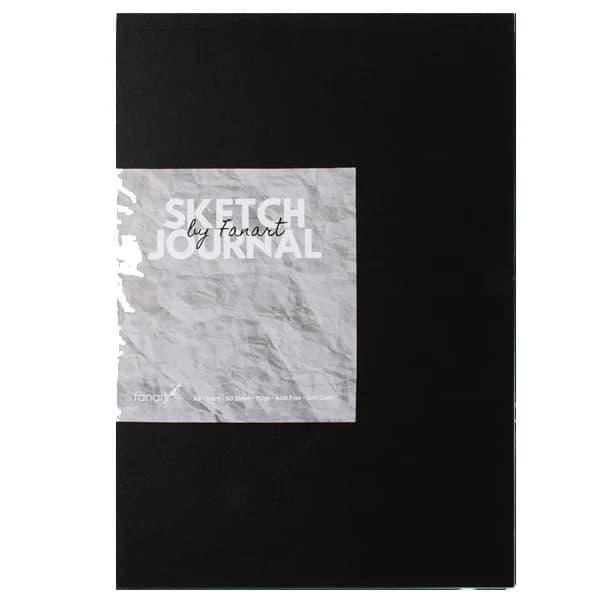 Fanart Academy Sketch Journal 110 GR 60 YP A4 Siyah 8664