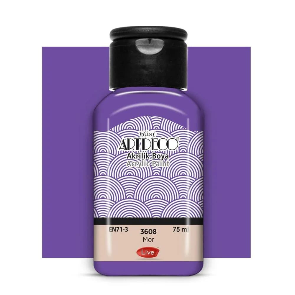 Artdeco Akrilik Boya 75 ML Mor 3608