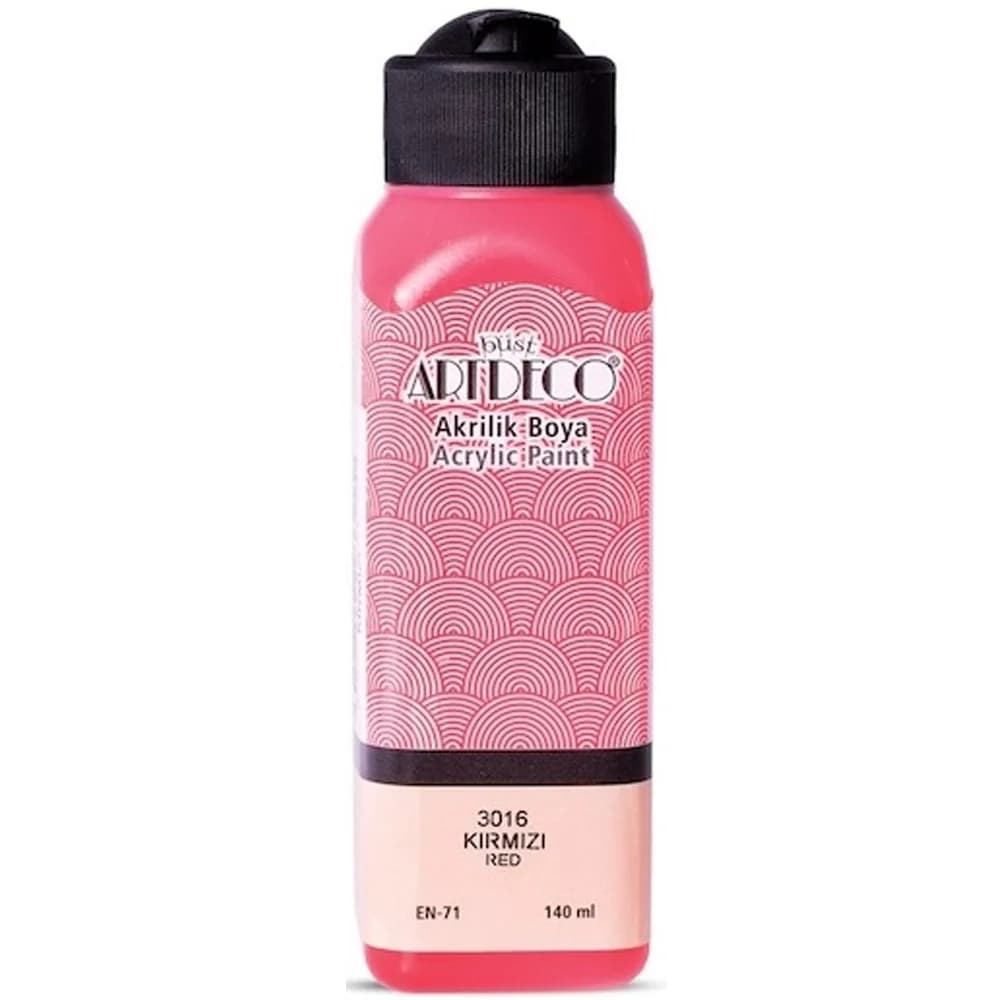 Artdeco Akrilik Boya 140 ML Kırmızı Y-070R-3016