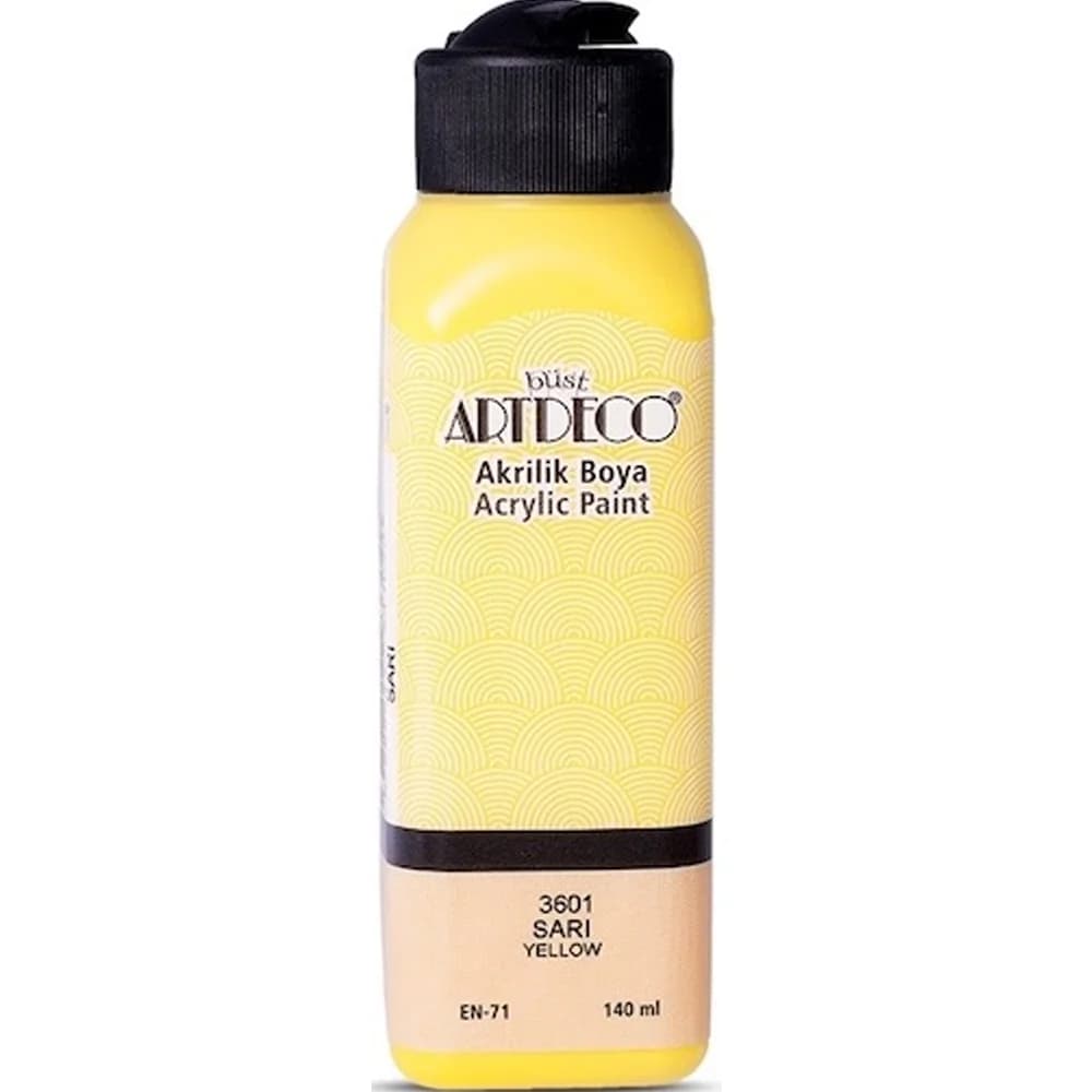 Artdeco Akrilik Boya 140 ML Sarı 070R-3601