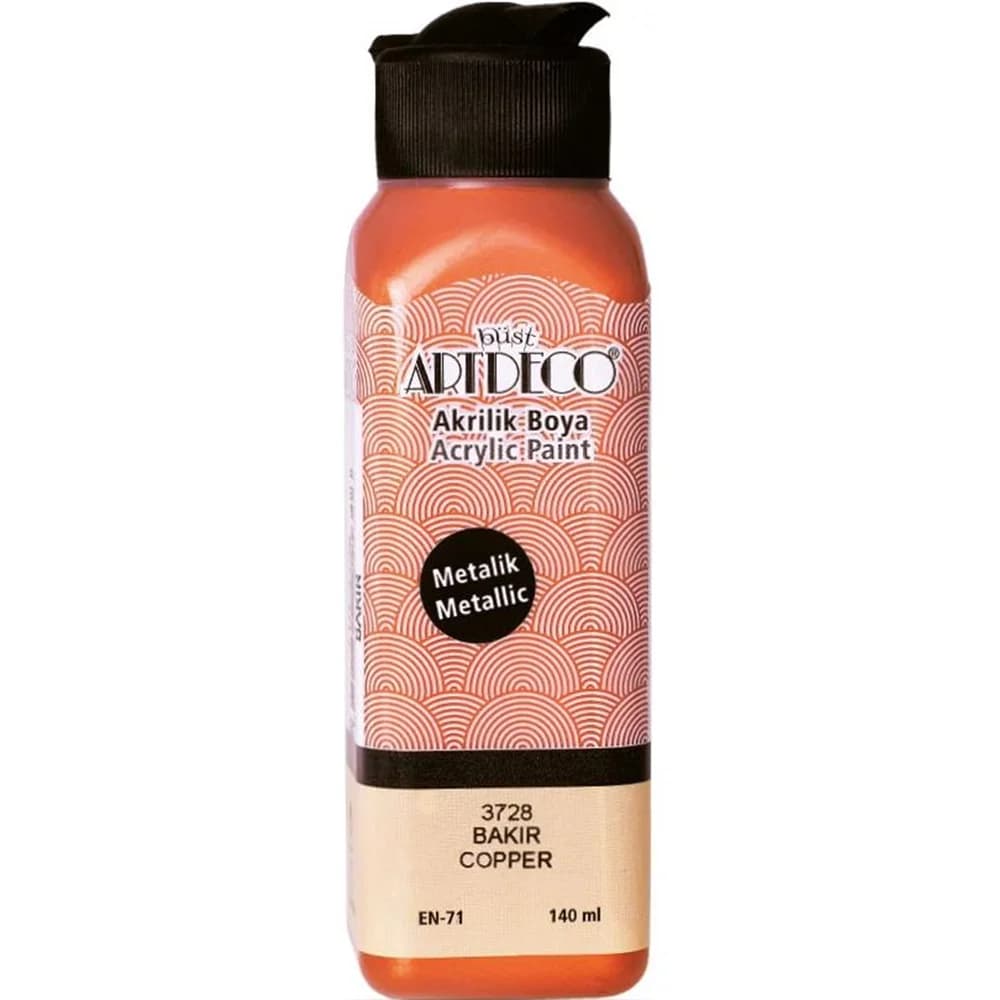 Artdeco Akrilik Boya 140 ML Metalik Bakır 071R-3728