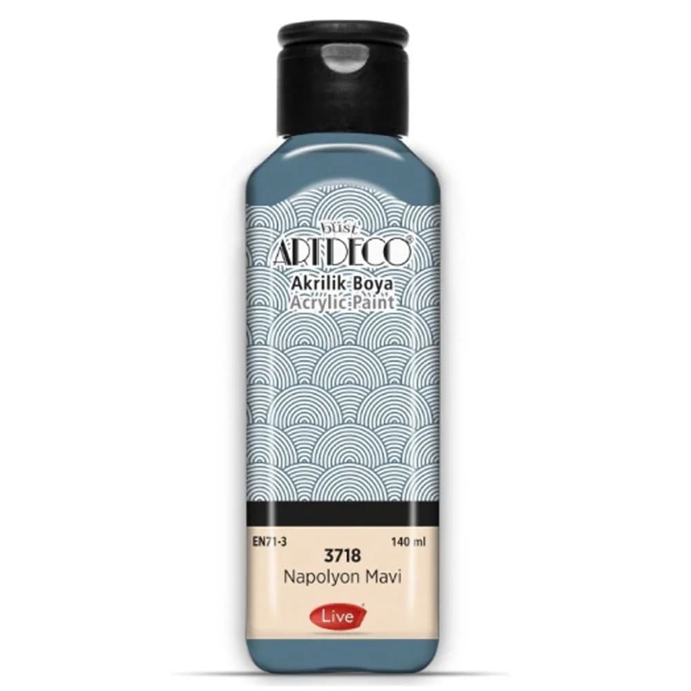 Artdeco Akrilik Boya 140 ML Napolyon Mavi 3718