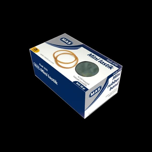 Mas Ambalaj Lastik Kutu Mini %100 Kauçuk 50 GR 370