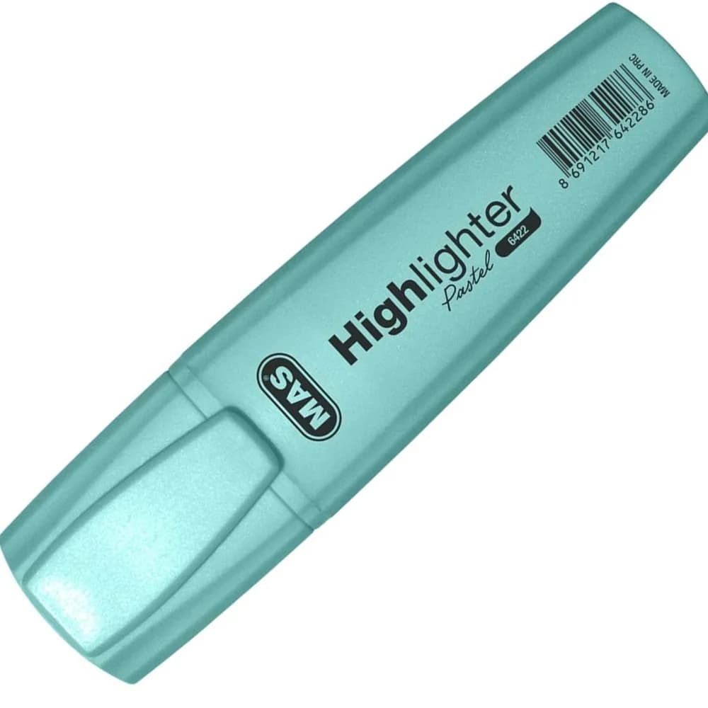 Mas Fosforlu Kalem Pastel Mavi 6422