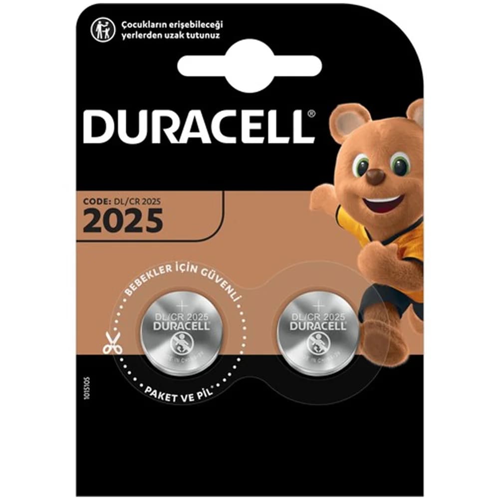 Duracell Lityum Düğme Pil 3 V 2 Lİ 2025