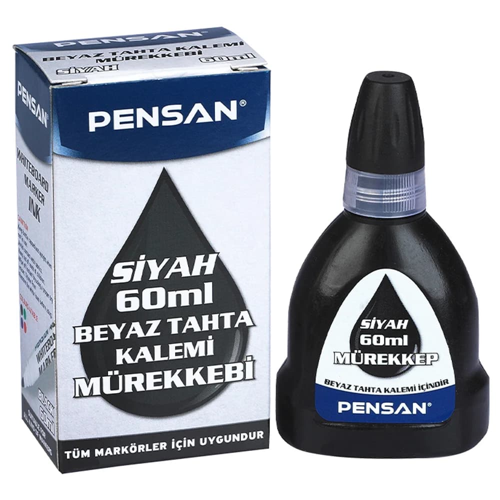 Pensan Tahta Kalemi Mürekkebi Siyah 100 ML 4009
