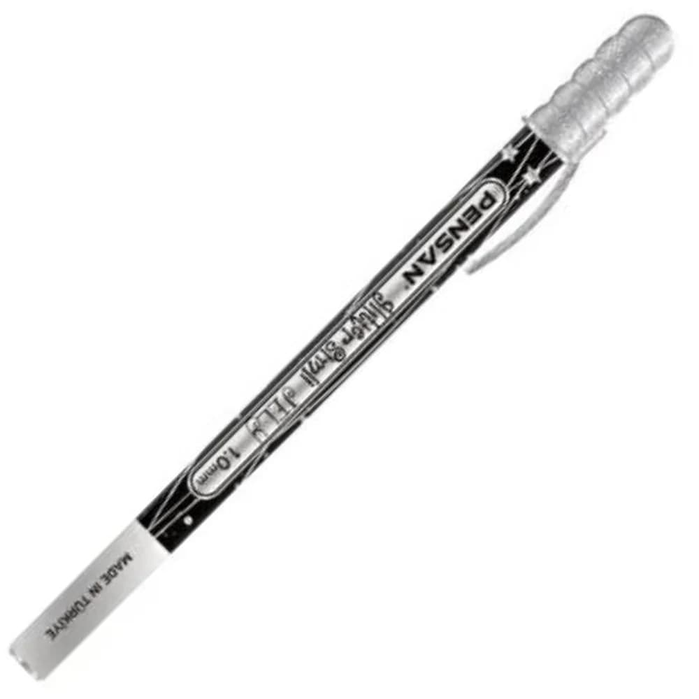 Pensan Jel Kalem Jely 1.0 MM Glıtter Simli Gümüş 2800